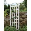 Picture of 76-inch High Garden Trellis in White Vinyl - Made in USA