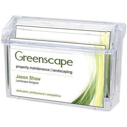 Picture of Deflecto 70901 Grab-A-Card Outdoor Business Card Holder