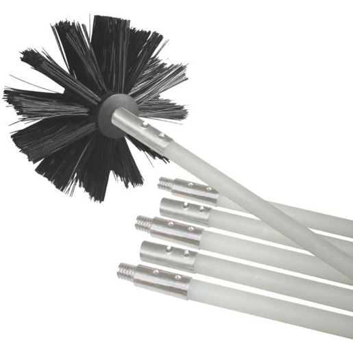 Picture of Deflecto DVBRUSH12K/6 12-Foot Dryer-Duct Cleaning Kit