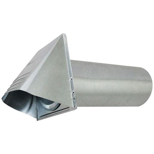 Picture of Deflecto GVH4 4" Wide-Mouth Galvanized Vent Hood