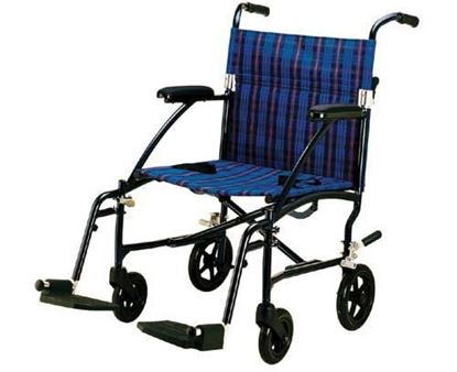 Picture of Fly-Lite Transport Chair Blue  19