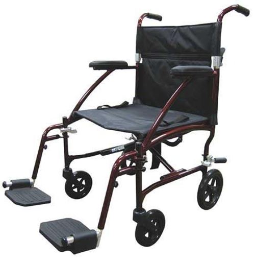 Picture of Fly-Lite Transport Chair Burgundy  19