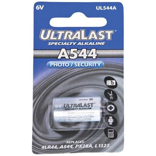 Picture of Ultralast UL544A UL544A Alkaline Photo/Security Battery