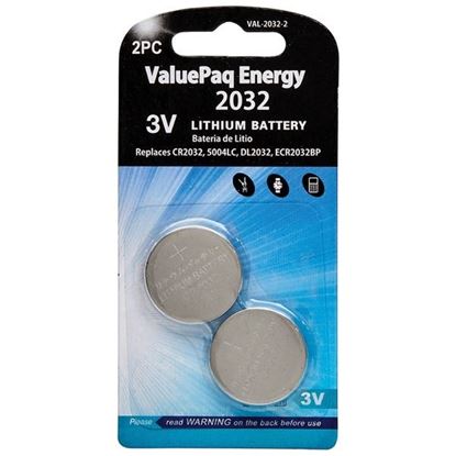 Picture of Dantona VAL-2032-2 ValuePaq Energy 2032 Lithium Coin Cell Batteries, 2 pk