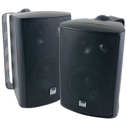 Picture of Dual LU47PB 4" 3-Way Indoor/Outdoor Speakers (Black)