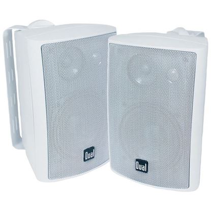 Picture of Dual LU47PW 4" 3-Way Indoor/Outdoor Speakers (White)