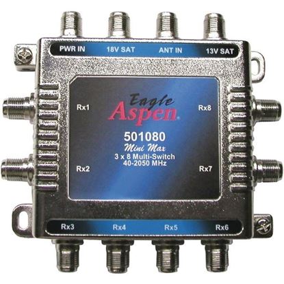 Picture of Eagle Aspen 501080 3-In x 8-Out Multiswitch with Optional Power Supply Port
