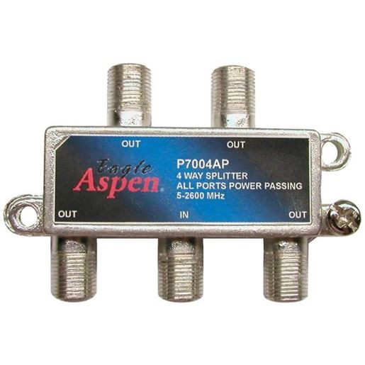 Picture of Eagle Aspen 500312 4-Port 2,600MHz Splitter (All port passing)