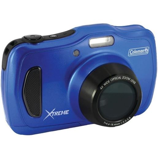 Picture of Coleman C30WPZ-BL 20.0-Megapixel Xtreme4 HD Waterproof Digital Video Camera (Blue)