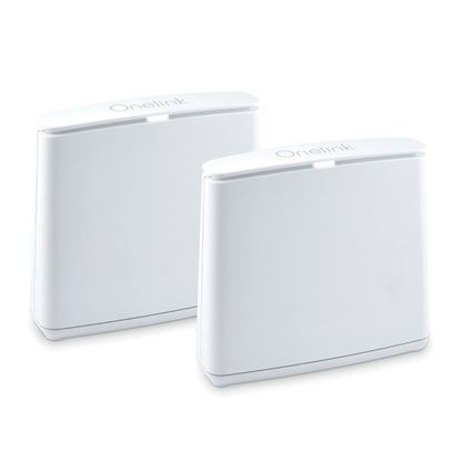 Foto de First Alert 1042083 Onelink Secure Connect Dual-Band Mesh Wi-Fi Router System (2 Pack)