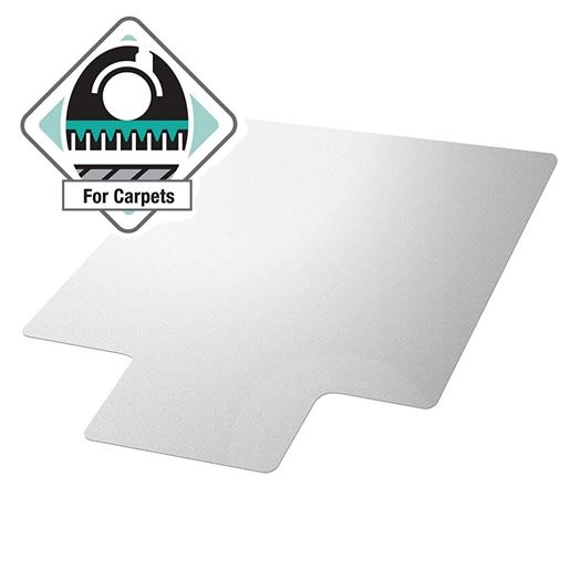 Picture of Heavy Duty 47 x 35 inch Chair Mat with Lip for Low to Medium Pile Carpet Floor