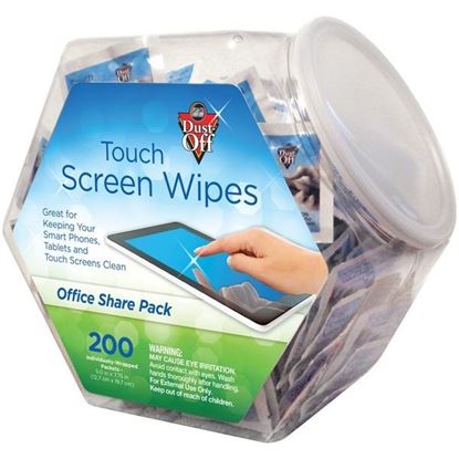 Picture of Dust-Off DMHJ Touch Screen Wipes, 200-count