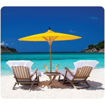 Picture of Fellowes 5916301 Recycled Mouse Pad (Caribbean Beach)