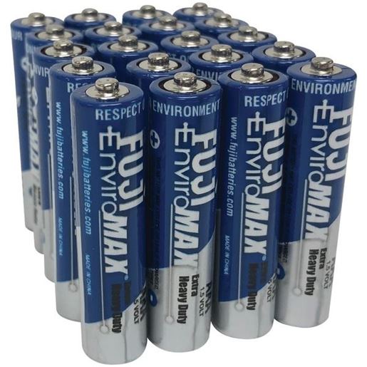 Picture of Fuji Batteries 3400BP20 EnviroMax AAA Extra Heavy-Duty Batteries (20 pk)