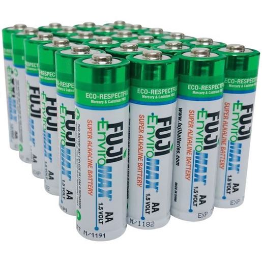 Picture of Fuji Batteries 4300BP24 EnviroMax AA Super Alkaline Batteries (24 pack)