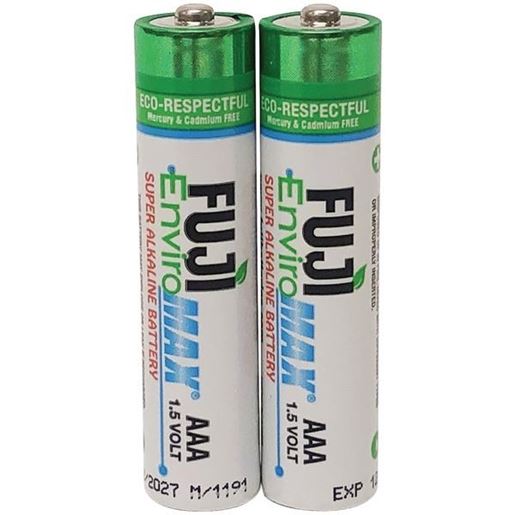 Picture of Fuji Batteries 4400BP2 EnviroMax AAA Super Alkaline Batteries (2 Pack)