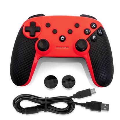 Picture of Gamefitz Wireless Controller for the Nintendo Switch in Red