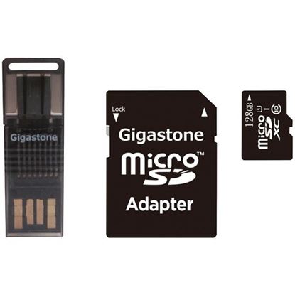 Picture of Gigastone GS-4IN1600X128GB-R Prime Series microSD Card 4-in-1 Kit (128GB)