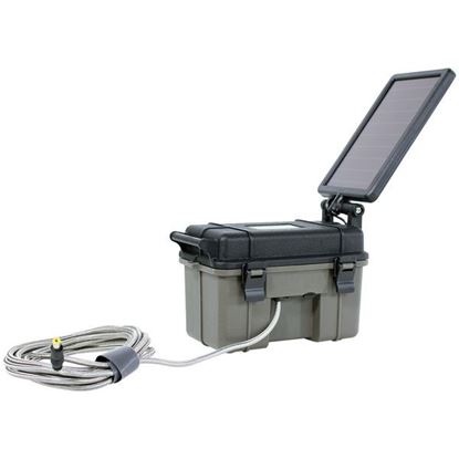 Picture of HME HME-12VBBSLR 12-Volt Battery Box with 2-Watt Solar Panel