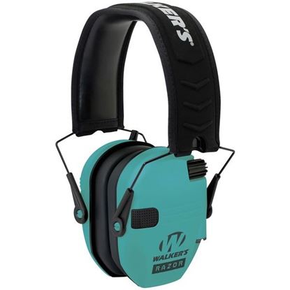 Picture of Walker's Game Ear GWP-RSEM-LTL Razor Electronic Muff (Light Teal)