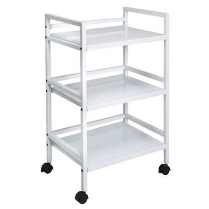 Picture of Honey-Can-Do CRT-03090 Metal Rolling Cart (White)