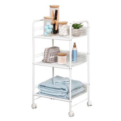 Picture of Honey-Can-Do CRT-08581 3-Shelf Rolling Wire Cart