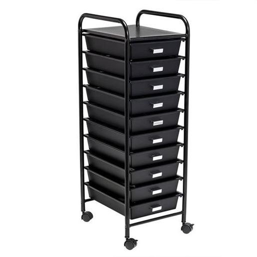 Picture of Honey-Can-Do CRT-08654 10-Drawer Rolling Storage and Office Cart