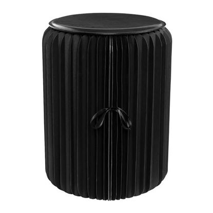 Picture of Honey-Can-Do TBL-08797 Black Foldable Paper Stool