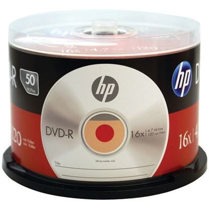 Picture of HP DM16050CB 4.7GB 16x DVD-R (50-ct Cake Box Spindle)