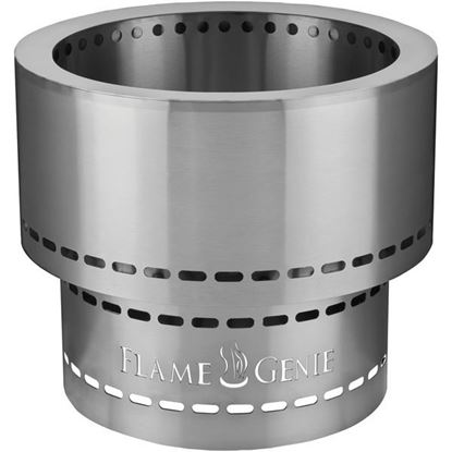 Picture of Flame Genie FG-16-SS Wood Pellet Fire Pit (Stainless Steel)