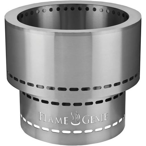 Picture of Flame Genie FG-16-SS Wood Pellet Fire Pit (Stainless Steel)