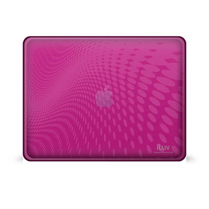 Picture of Pink Flexi-Clear Case With Dot Wave Pattern For iPad 1G