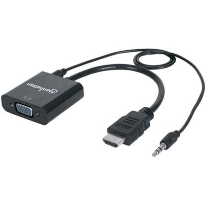 Picture of Manhattan 151450 HDMI Male to VGA Female Converter with Audio