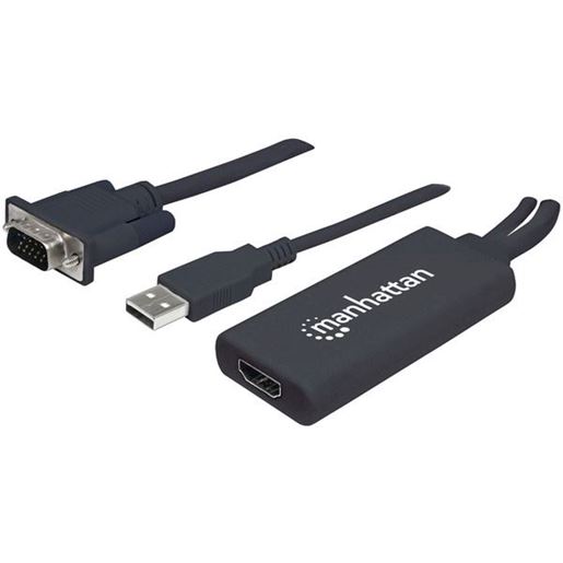 Picture of Manhattan 152426 VGA and USB to HDMI Converter