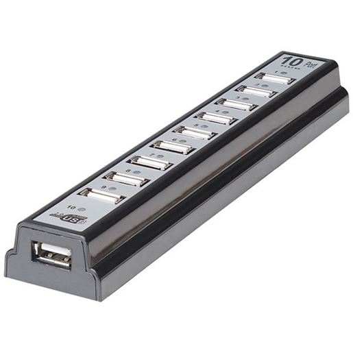 Picture of Manhattan 161572 10-Port USB 2.0 Desktop Hub