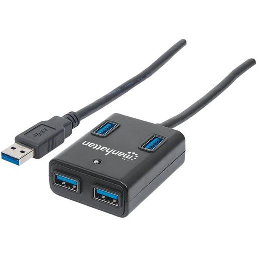 Picture of Manhattan 162296 SuperSpeed USB 3.0 Hub