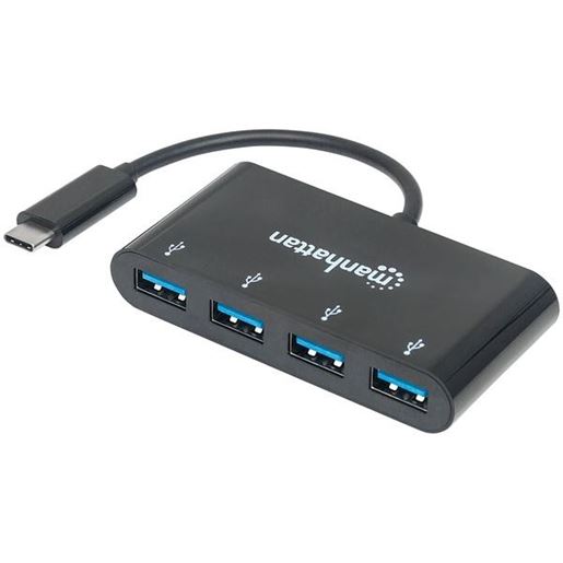 Picture of Manhattan 162746 SuperSpeed USB 3.1 Hub