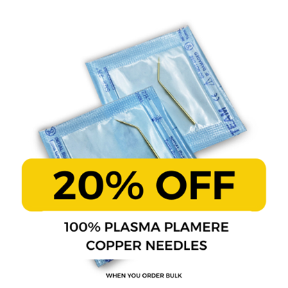 Picture of 5 Plasma Plamere Bent Copper Needles