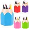 Picture of Makeup Brush Pencil Storages Box Vase Pot Creative Pen Holder Stationery Tidy Desk Storage Case