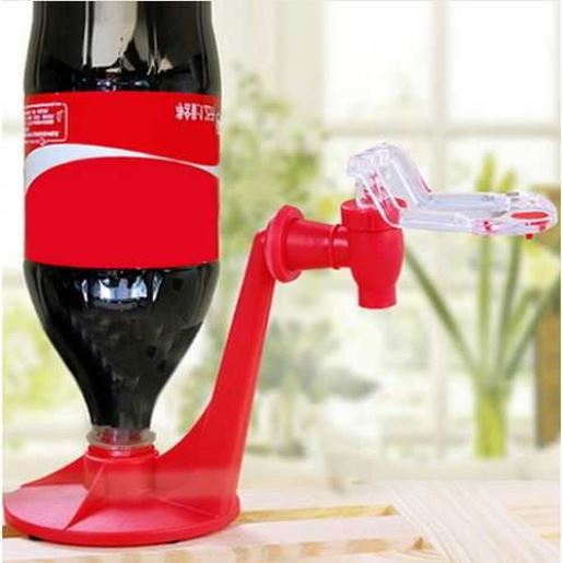 Picture of Soda Dispenser The Magic Tap Saver Bottle Coke Upside Down Drinking Water Dispense Machine Gadget Party Home Bar