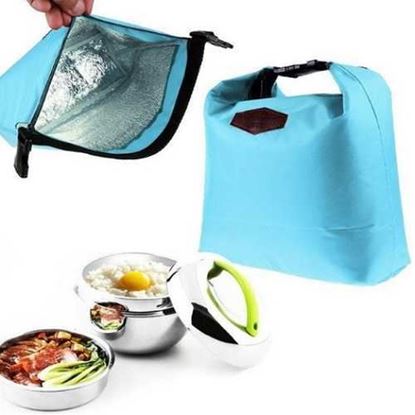 Image de Practical Simple Designed Waterproof Thermal Shoulder Lunch Box Storage Bag