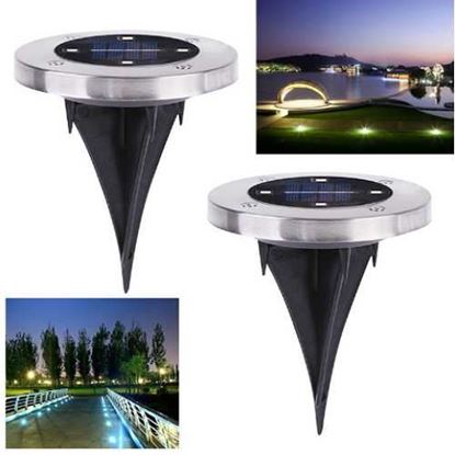 Image de LED Solar Powered Ground Light Outdoor Waterproof