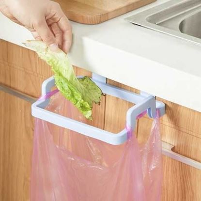 Image de Kitchen Garbage Bags Storage Rack Trash Bag Holder Hanging Cupboard Dish Cloth Hanger Frame Holder Cabinet