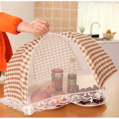 Picture of Foldable Table Food Cover Umbrella Style Anti Fly Mosquito