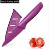 Image sur High quality stainless steel 3.5" Color-Coded paring Utility knife Chef Non-Stick