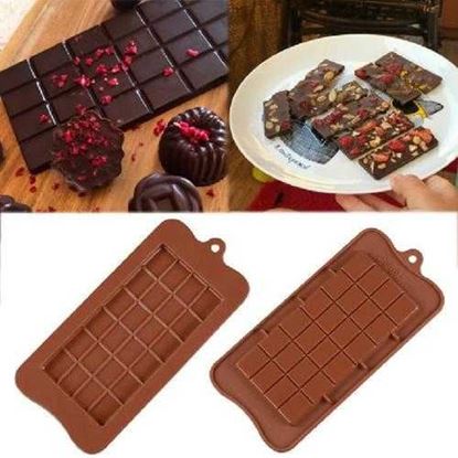 Image de Chocolate Molds Bakeware Cake Molds High Quality Square Eco-friendly Silicone Silicone mold DIY 1PC food grade 24 Cavity
