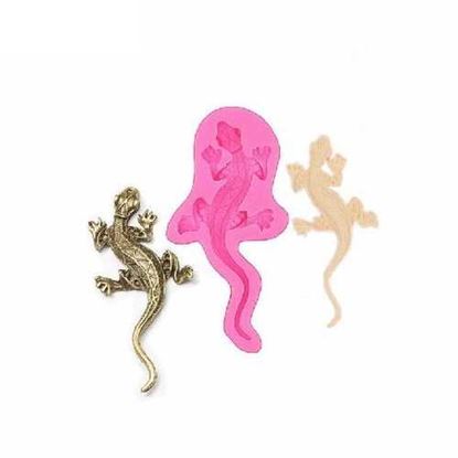 Image de Gadgets - gecko Lizard Flexible Silicone Mold Polymer Clays  Food Safe Fondant Chocolate Sugar Art Candy Gum Paste -Mold