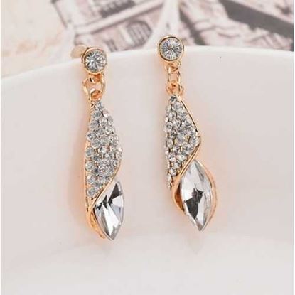 Picture of Long Earrings Water Drop Elegant Earring