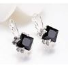 Picture of Rhinestones Square Earrings Wedding Girls