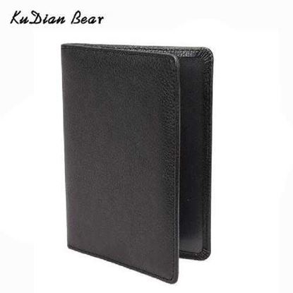 Image de Passport Cover Leather Passport Holder Men Travel Wallet Credit Card Holder Cover for Documents Case